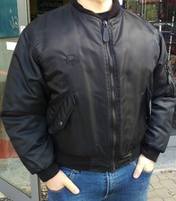 GIUBBINO BOMBER STILE VINTAGE BARDALH biker anni 80 skelton harley davidson NEW