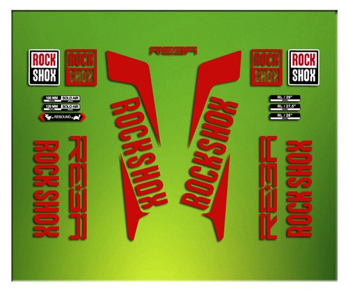 Pegatinas horquilla rockshox - pegatinas,
