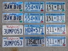 Targhe vintage scadute vere