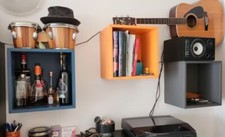 Mensole cubi. Colori vari.