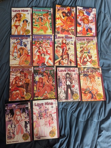 Love hina manga complete set - love,
