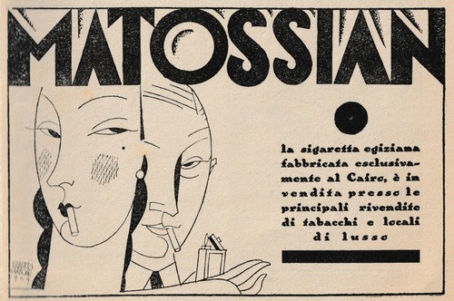 Pubbl 1929 sigarette matossian - sigarette,