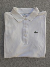 Polo Lacoste Donna Bianca