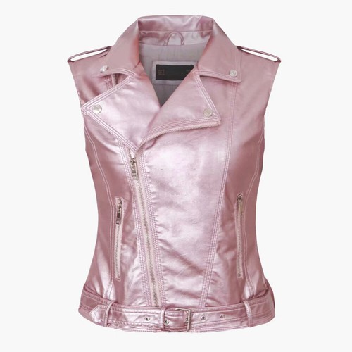Women slim wet look - slim, faux
