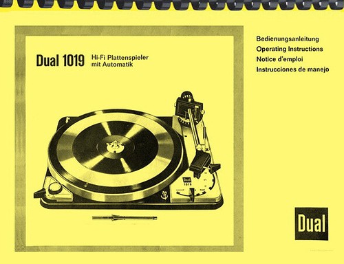 Doppio giradischi 1019 manuale - doppio,