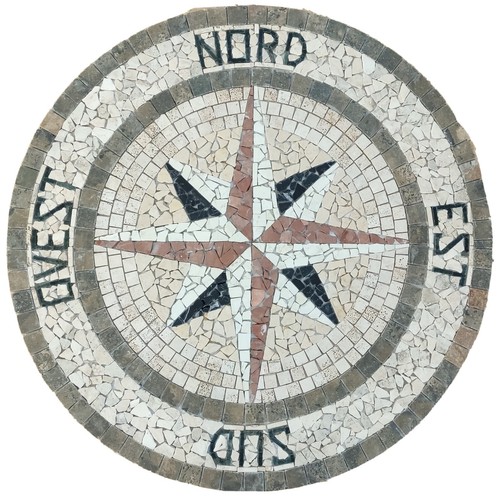 Rosa dei venti con punti - venti,