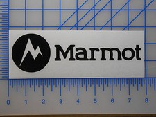 Marmot Logo Decalcomania 7.5 " 10 " Giacca Cappotto Pantaloni Pacco Tenda Guanti