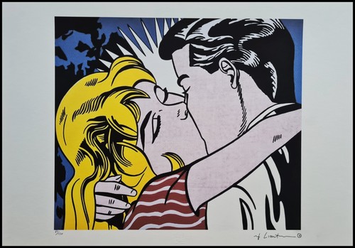 Roy lichtenstein kiss - *, ii