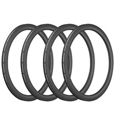 Cerchio bici carbonio 700C profondità 30-55mm freno a disco ghiaia bici strada cerchi tubeless