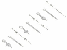 SET 3 LANCETTE OROLOGIO PER MOVIMENTO ROLEX TUDOR ETA 2824-2 2834-2 2836-2 2784 ARGENTO