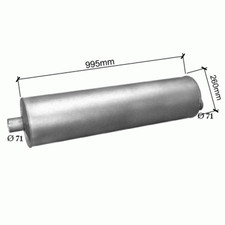 Silenziatore per MERCEDES 6-9