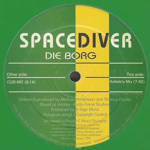 Spacediver die borg used - spacediver,