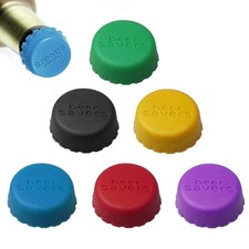12 tappi a corona in silicone per bottiglie colorate riutilizzabili in s