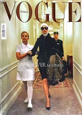 LINDA EVANGELISTA Naomi Campbell ELISE CROMBEZ Vogue Magazine Italia July 2005