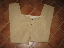 Vintage pantalone Stone Island Usato long pants kaki canvas  '80s made in Italy