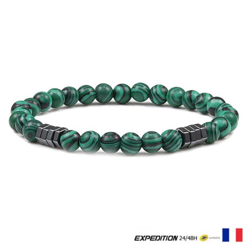 Bracelet perle malachite - perle,