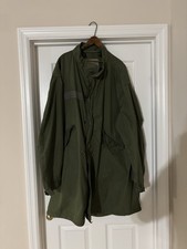 Parka vintage anni 80 US Army M-65 coda di pesce guscio extra large