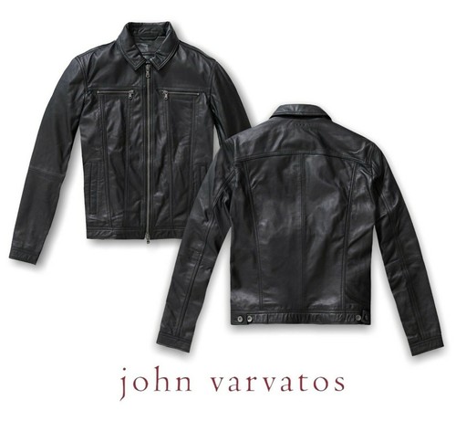 Giacca pelle john varvatos - pelle,