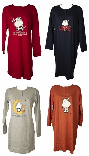 Camicia notte donna crazy - camicia,