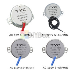 Motore sincrono AC 12V/110V/220V 4W 50/60Hz 2,5/3/5/6RPM per microonde TYC-50