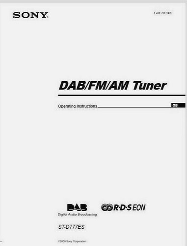 Sony d777es dab am - st-d777es,