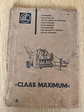 Claas maximum pressa lista - maximum,