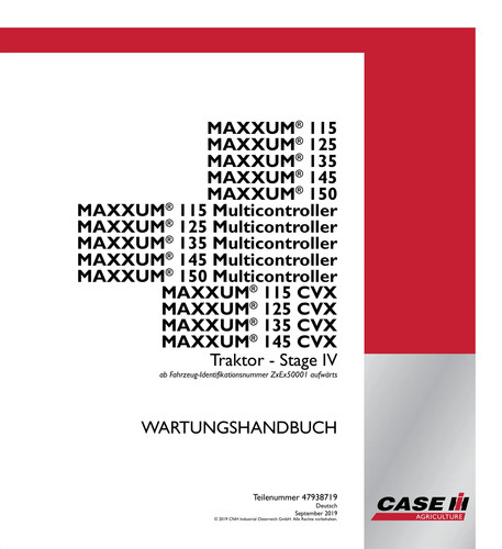 Case maxxum 115 125 - maxxum,
