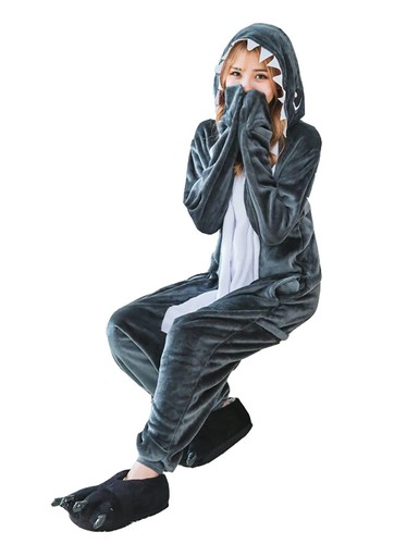 Pigiama shark kigurumi adulto - shark,