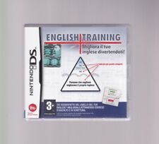 ENGLISH TRAINING IMPARA L'INGLESE NINTENDO DS 3DS PAL ITALIANO 
