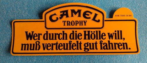 Adesivo camel trophy 1984 - adesivo,