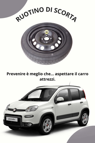 Ruotino scorta per fiat - scorta, 15"