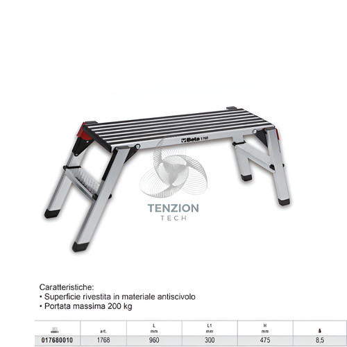 Pedana alluminio beta - -,