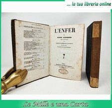 libro antico L'ENFER de DANTE