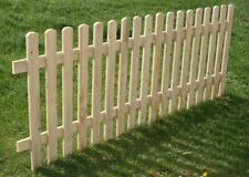 Steccato per esterno giardino recinto in legno decoro aiuola misura 100cmx140cm