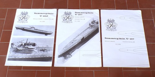 Piani costruttivi sommergibile - piani,