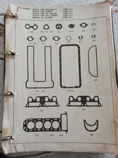 Catalogo Parti Di Ricambio Guarnizioni Motore Auto/Autocarri D'epoca Alcune Foto