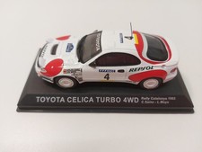 Rally WRC Toyota Celica Turbo 4wd Carlos Sainz rally Catalunya 1992 1:43 con Box