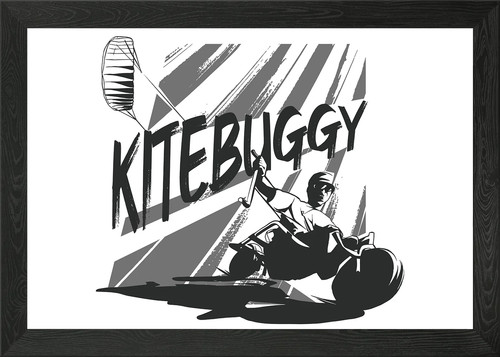Illustrazione aquilone buggy - illustrazione,