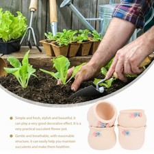  4 Pcs Piantina Grassa Vasi Da Fiori Decorativi Pentola Di Pianta Blu