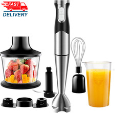 Frullatore a Immersione 1200W 6 in 1 Minipimer Con Acciao Inossidabile 304 Frull