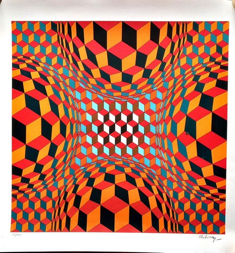 Victor vasarely 70x70 - victor, tano