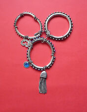 Bracciale triplo "Les gens du Sud" con charms