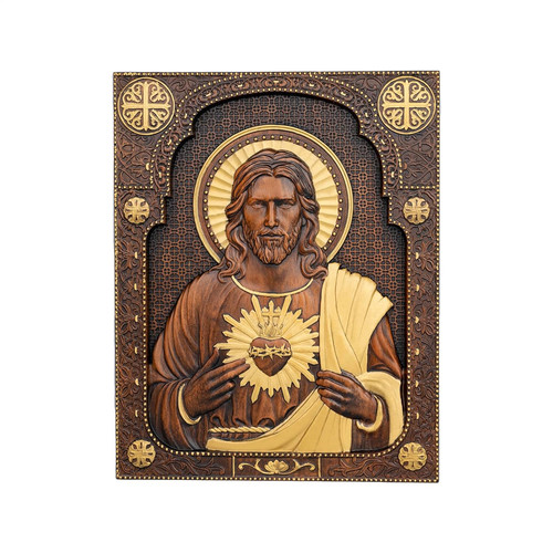 Targa parete sacro cuore - targa, da