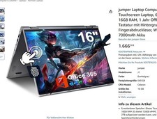 Computer portatile 2 in 1 16