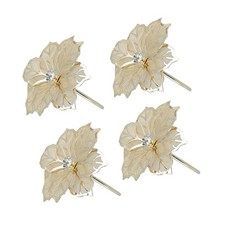  4 Pcs Decorazione Matrimonio Anelli Per Tovaglioli Portatovaglioli