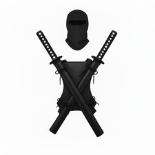 Sword Back Holster, 2 Light up