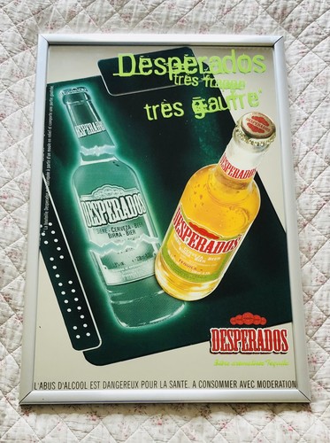 Desperados beer metal framed - beer,,