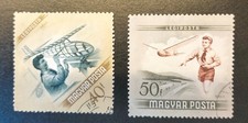 2 francobolli Ungheria MAGYAR