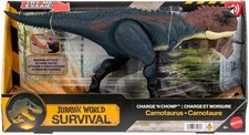 Jurassic World Survival Charge N Chomp Carnotaurus JKG85 **NUOVO DI ZECCA**