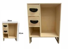 Cassettiera 2 Cassetti Legno